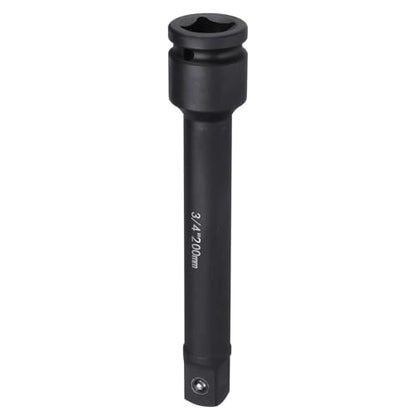 HARFINGTON Impact Socket Extension Bar 3/4" Square Drive 8" Long CR-V Steel Extension Rod Ratchet Wrench Driver Adapter for Axle Nut Sockets, Black - size: 3/4" Square Drive 8" Long
