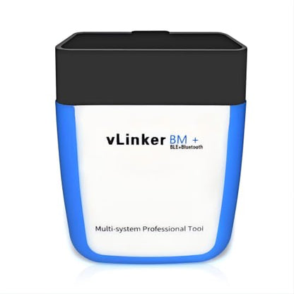 Vgate vLinker BM+ OBD2 Bluetooth Scanner for BMW/Mini BimmerCode, Car Code Reader for iOS, Android, and Windows - size: vLinker BM+ BLE4.0 - Android & iOS & Windows