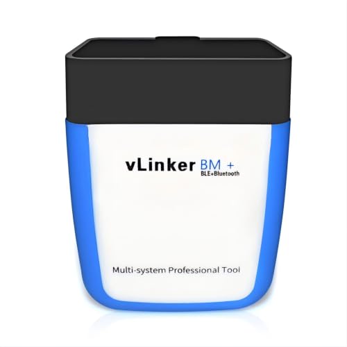 Vgate vLinker BM+ OBD2 Bluetooth Scanner for BMW/Mini BimmerCode, Car Code Reader for iOS, Android, and Windows - size: vLinker BM+ BLE4.0 - Android & iOS & Windows