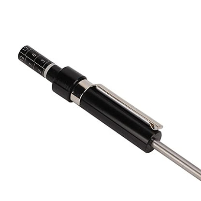 Car Brake Pad Thickness Gauge Tire Tread Depth Measuring Tool Universal for Internal External Black Silver Brake Measurement Tool