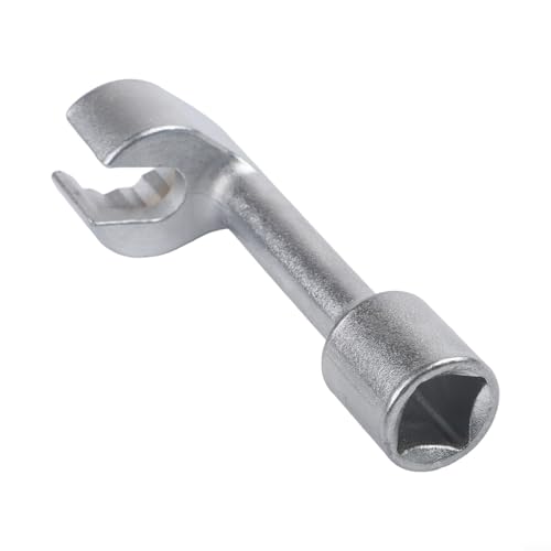Diesel Fuel Line Socket Set 1/2 Drive Flare Nut Wrench for Automotive Tube Pipe Repair, Open End Ring Sizes 12 14 16 17 18 19mm, Metal Hand Tool(19mm) - color: 19mm