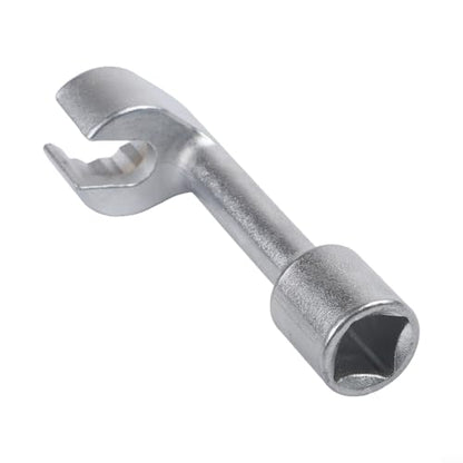 Diesel Fuel Line Socket Set 1/2 Drive Flare Nut Wrench for Automotive Tube Pipe Repair, Open End Ring Sizes 12 14 16 17 18 19mm, Metal Hand Tool(19mm) - color: 19mm