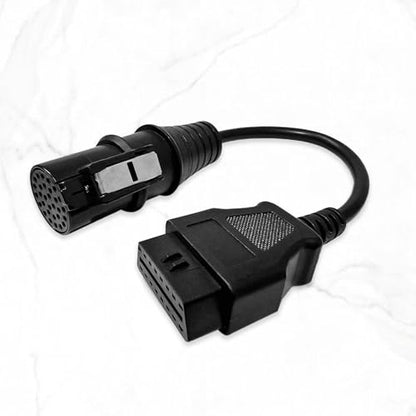 Truck OBD1 to OBD2 Cable for Iveco 30 Pin OBD2 Diagnostic Cable Adapter | Compatible with Iveco 30pin Connector,Heavy Duty Truck OBDii Diagnostic Adapter Work with ELM 327 Scanner Tools/Code Reader - style: Fit for Iveco 30pin