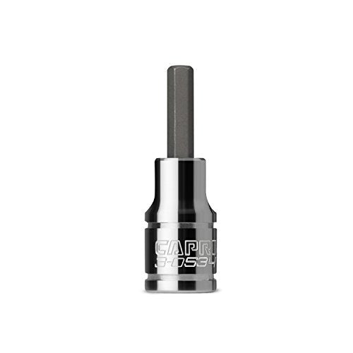 Capri Tools 3-0534 4 mm Hex Bit Socket, 1/4-Inch Drive, Metric - size: 4 mm, 1/4-Inch Drive