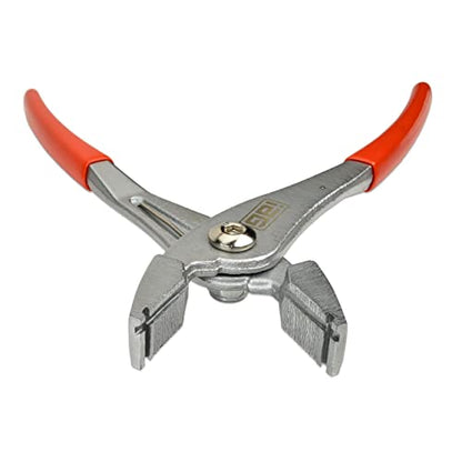 IAG Multi-Directional Hose Clamp Pliers, Fuel Line & Radiator Hose Tool | Swivel jaws reach clamps from any angle, made for spring & constant tension clamps, fuel/coolant/radiator hoses, no slip