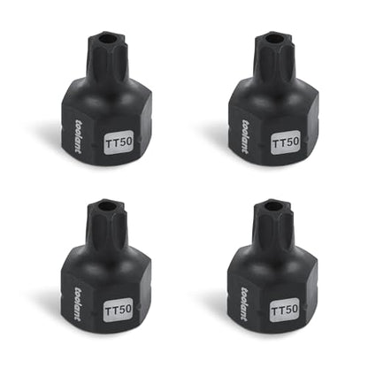 toolant 3/8" drive TT50 impact torx bit socket set 4PCS, Torx Drive, S2 Steel Air Drive Torx Socket set,Impact Grade，Anti-Roll Design - size: 3/8" drive - TT50 - 4 PCS