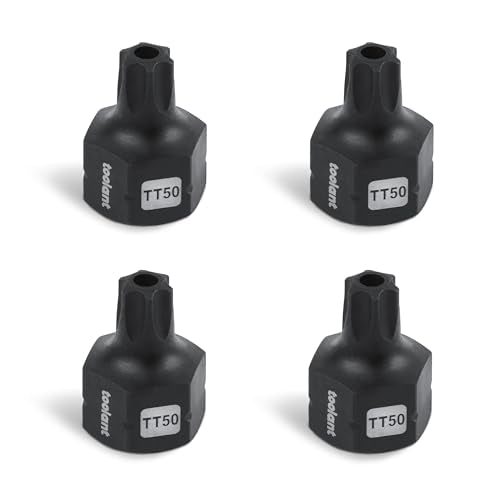 toolant 3/8" drive TT50 impact torx bit socket set 4PCS, Torx Drive, S2 Steel Air Drive Torx Socket set,Impact Grade，Anti-Roll Design - size: 3/8" drive - TT50 - 4 PCS