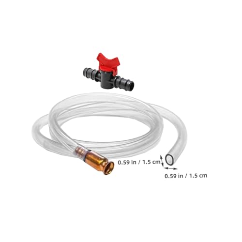1Set Water Siphon Hose Kit Liquid Transfer Pump with Pipe Clamps Switch for Efficient Oil Water Extraction Automotive Maintenance