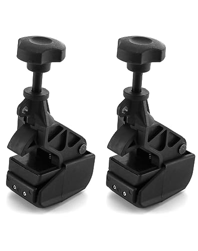 QWORK Tire Changer Bead Clamp, 2 Pack Heavy Duty Machine Wheels Tyres Parts Tool Rim Clamp