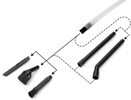 Vacuum Cleaner Attachment Crevice Cleaning Tool Brush Kit Micro Cleaning Kit for Keyboard Compatible with Universal Vacuum Cleaner Attachment