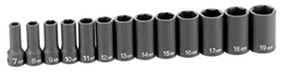 Grey Pneumatic (1213MSD) 3/8" Drive 13-Piece Semi-Deep Metric Socket Set - style: 13 Piece Semi-Deep Metric Set