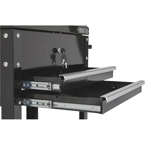 Ironton 28in. 2-Drawer Tool Cart - 30-1/2in.L x 14-1/2in.W x 33in.H, 350-Lb. Capacity - size: 2 Drawer
