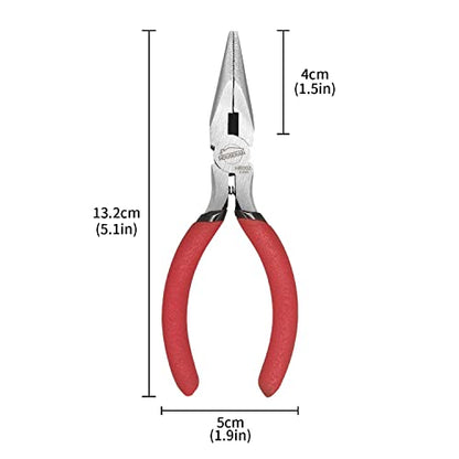 Needle Nose Pliers, 5 Inch, 2 Pack, Jewelry Making Tools | Small Needle Nose Pliers for Cutting and Bending Wire, Small Pliers for DIY, Crafts, Jewelry Making - color: 2 Pcs