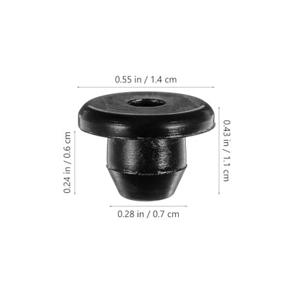Ipetboom 5Pcs Rubber Floor Jack Plugs Oil Filler Plug Hydraulic Filler Bung Replacement for Hydraulic Horizontal Jack Accessories