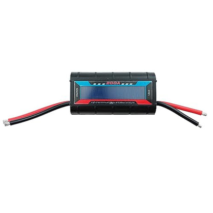 200A High Precision RC Watt Meter Power Analyzer Voltage Amp Meter, Wattmeter Tester Amp Meter Monitor with Real-time Reading Backlight Digital LCD Screen for Battery, Solar, Wind Power - style: 200A