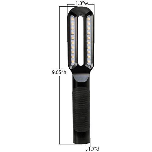 Feit Electric Portable Handheld LED Work Light Flashlight with 1000 Lumens Ultra Bright, Magnetic Base and Rechargeable - WORK500/1000/BAT - size: 9 inches