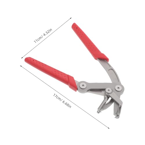 Mikinona Car Clip Pliers Multi Clip Removal Tool Spring-loaded Rivet Remover with Nonskid Handle for Auto Interior and Exterior Panels Mechanic Fastener Repair