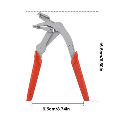 Car Clip Pliers & Trim Removal Tool, Spring-Loaded Fastener Rivet Remover for Auto Door Panels, Interior & Exterior Trim, Mechanic, Damage-Free Disassembly