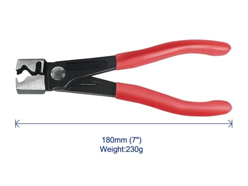 Clic-R Collar Hose Clamp Pliers, CV Boot Clamp Pliers for Reusable Clic and Clic-R Hose Clamps, Automotive Cooling & Fuel Line Repair Tool
