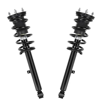 Detroit Axle - RWD 2pc Front Struts for 2006-2013 Lexus IS250 2011-2013 IS350 [Sedan; Excludes sport suspension], 2007 2008 2009 2010 2011 2012 Struts with Coil Spring Assembly Replacement Suspension - size: 11837_11838/Pair