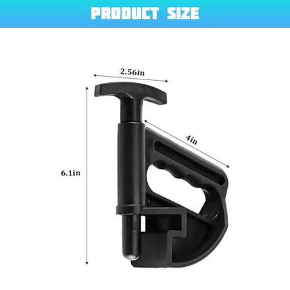 2PCS Car Tire Changer Tool, Heavy-Duty Vehicle Tyre Drop Center Tool Rim Pry Bead Clamp, Automotive Manual Wheel Bead Breaker Changing Helper, Universal for Most Vehicles - size: 6.1"