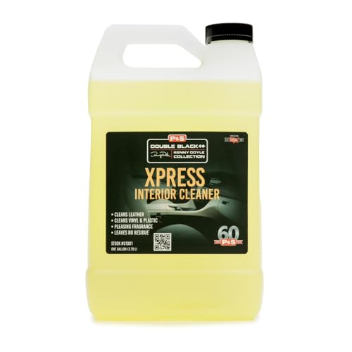 P & S PROFESSIONAL DETAIL PRODUCTS Xpress Interior Cleaner – Safe for Leather, Vinyl, Plastic & More, Removes Dirt, Grease & Oil, No Residue, Fresh Scent, No Dilution Needed - 1 Gallon - size: 128 Fl Oz (Pack of 1)