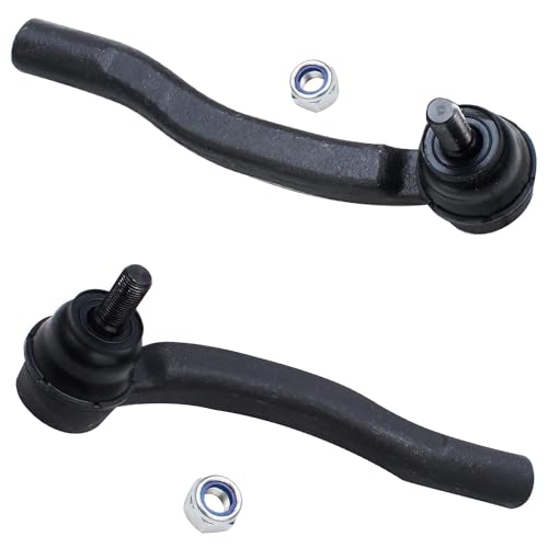 Detroit Axle - AWD Front Steering Knuckles & Wheel Hub Bearings + Outer Tie Rod Ends Replacement for 2004-2010 Toyota Sienna - size: 4SU48679/Kit