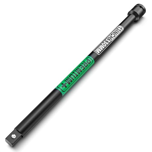 1/2" Drive Impact Extension Bar, 13 Inch Length Socket Extension, CR-V Steel, Narrow and Deep Areas in Automobile Maintenance, Mechanical Assembly or Industrial Operations - size: 1/2" 13-Inch