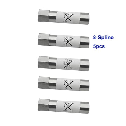 5 Pcs 8-Spline Lug Nut Key Lock Tool 65100 for Cars 13/16'' Hex, Wheel Lock Key Replacement for Spline Lug Nuts - color: 5Pcs