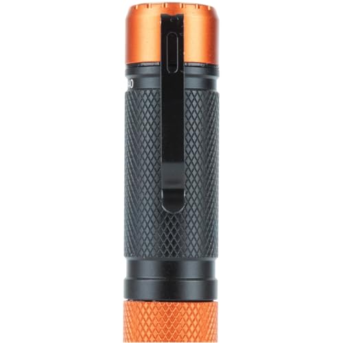 KLEIN TOOLS 56040 Magnetic LED Flashlight, 350 Lumen Rechargeable Flashlight, Twist Focus, Laser Pointer, Hands-Free, USB Charging Cable, for Work and Outdoor