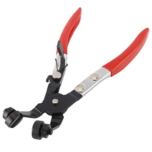 Auto Vehicle Tools Hose Clamp ClipTools,45° Angle Flat Belt Hose Clamp Pliers, Use in narrow locations for Car Coolant Fuel Oil Water Pipe Repair Tools (45° Angle-Bent Pliers) - style: 45° Angle-Bent Pliers