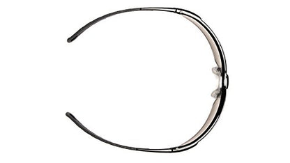 Pyramex Ever-Lite Lightweight Safety Glass Indoor/Outdoor Mirror Lens - color: Dark Gray H2x Anti-fog Lens/ Black Frame
