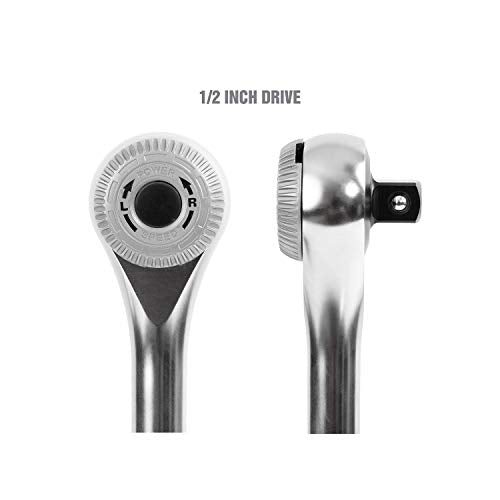 OEMTOOLS 24493 1/2" Drive Cordless Power Ratchet, Fastener Removal and Tightening, Rechargeable Electric Speed Ratchet with Li-Ion Batteries and Charging Base
