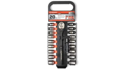 Crescent 20 Piece X10 3/8" Drive 6 Point Standard SAE/Metric Mechanics Tool Set - CSWS38B - size: SAE/Metric, style: 20 Piece 3/8" Drive Mechanic's Tool Set