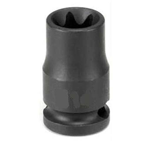 Grey Pneumatic 1112ET Impact Socket - style: E12 External Star Impact Socket