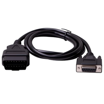Original Main Cable Replacement OBDII OBD2 Fit for Launch X431 CRP129 CRP123 Creader VII+ Creader VIII Diagnostic Extender Connector Cable Scanner Code Readers Scan Tools Accessories 16 Pin Black