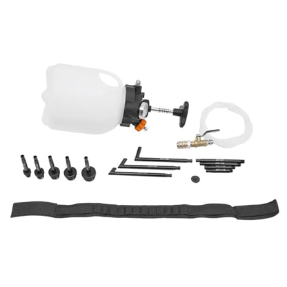 Manual Transmission Fluid Pump, 3L Manual ATF Filler System Automotive Transmission Fluid Transfer Pump with 12pcs System Adapters for Gearbox Oil Filling Changing