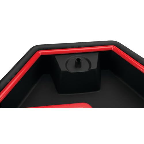Performance Tool W4074 2 in 1 Drain Pan and Tool Caddy - Conveniently Collects Oil and Organizes Tools for Automotive Repairs - style: 2 In 1 Drain Pan Tool Caddy