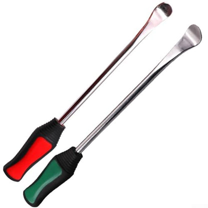 Tire Changing Lever Tool Set With Plastic Handle, Rim Protector Spoon Bar For Auto Motorcycle Tire Maintenance, Red(Green) - color: Green
