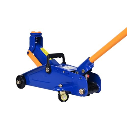2 Ton Floor Jack, 4,400 lbs Hydraulic Car Jack, Low Profile Heavy Duty Steel Floor Jack for Car & SUV, Single Piston Quick Lift Pump, 5.1"-13" Lifting Range, Garage Jack