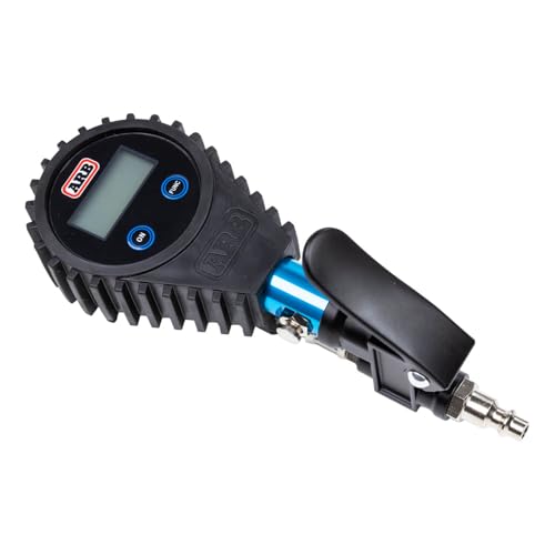 ARB ARB601A Digital Tire Pressure Gauge with Braided Hose and Chuck, Inflator and Deflator 0-200 Psi / 0-14 Bar / 0-1400 Kpa. Ideal for Fast and Simple 4x4 Off Road Adventures - 2026 Launched