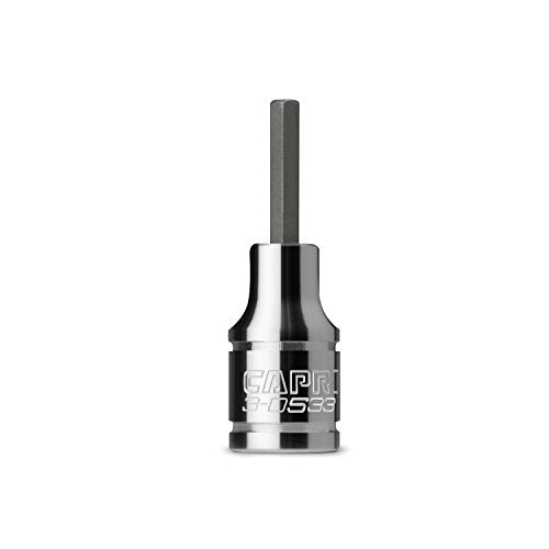 Capri Tools 3-0533 3 mm Hex Bit Socket, 1/4-Inch Drive, Metric - size: 3 mm, 1/4-Inch Drive