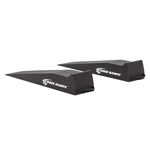 Race Ramps 2-Pack RR-56 Car Ramp, Lightweight Tire Lifts for Maintenance & Display, 10" - Portable Automotive Platform Riser for Loading, Oil Changes and Garage Use