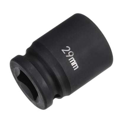 HARFINGTON 6-Point Impact Socket 3/4" Drive 29mm Metric 40Cr Alloy Steel Spindle Axle Nut Impact Socket - size: 29mm