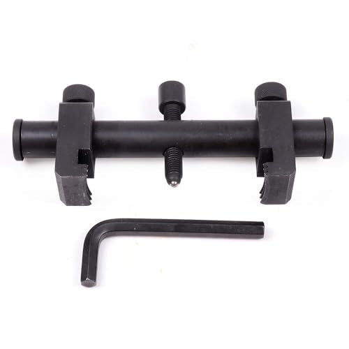 Ribbed Drive Pulley Puller Universal Carbon Steel Crankshaft | Remover Tool with Hex Allen Key Adjustable Auto Repair Tool for Air Conditioning Units Water Pumps