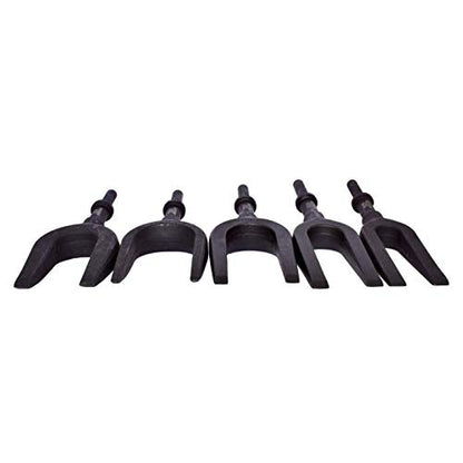 Mayhew Tools 31940 Pneumatic Separating Fork, 5-Piece Set, Black Oxide Finish - size: 5 Piece Set