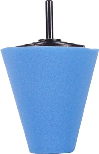 Vonixx Foam Polishing Cone Kit Set for Drill (Cutting, Polishing and Finishing) - polishing Process of Wheels, Chrome, Aluminum and Metal Parts, Exhaust Tips, Grills