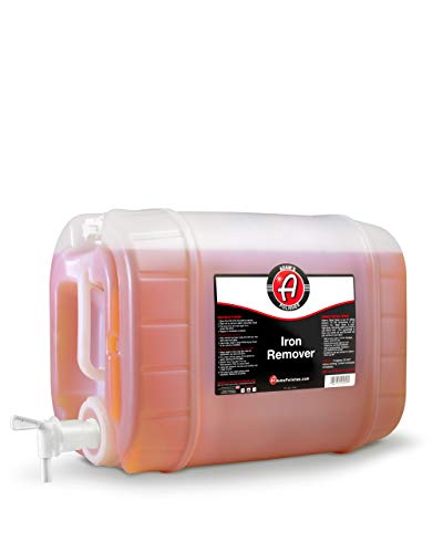Adam's Iron Remover (5 Gallon) - Iron Out Fallout & Rust Remover Spray for Car Detailing On Automotive, Motorcycle, RV, Boat Paint Wheels or Metal - Use Before Clay Bar, Car Wax or Car Wash - size: 640 Fl Oz (Pack of 1)