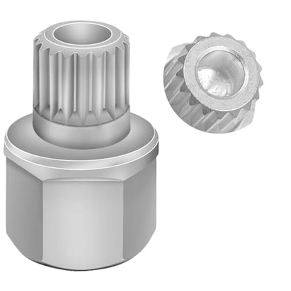 34/18PT Wheel Locking Nut Key for BMW, Anti-Theft Lug Nut Removal | Wheel Lock Nut Socket Adapter, Anti-Theft Screw Remover, Hand Repair Tool, Tyre Fitting, garage - size: 34/18Pt Key