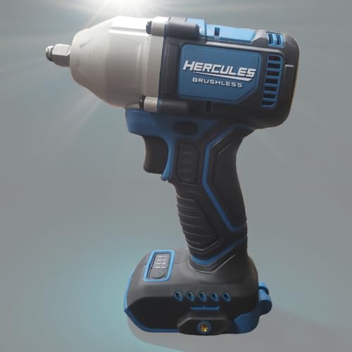20V Brushless Cordless, 3/8 in. Compact, 4-Mode Impact Wrench with Friction Ring – Tool Only - Compatible with Hercules